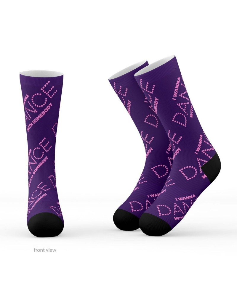 Whitney Houston I Wanna Dance With Somebody Socks $10.17 Footware