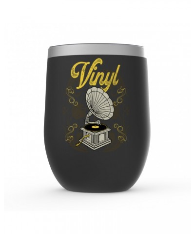 Music Life Wine Tumbler | Only Vintage Vinyl Stemless Wine $8.81 Drinkware