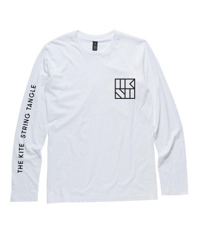 The Kite String Tangle Pocket Logo Long Sleeve (White) $7.59 Shirts