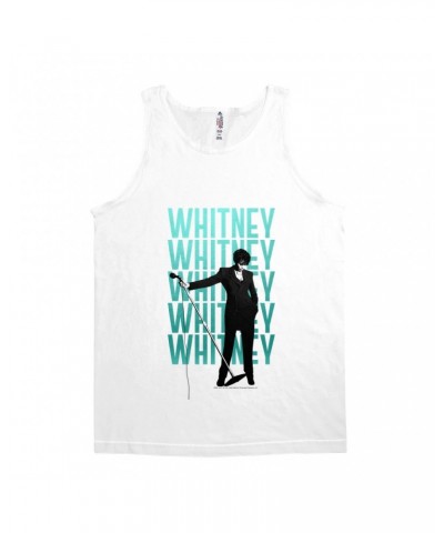 Whitney Houston Unisex Tank Top | Voice Music Truth Ombre Turquoise Image Shirt $7.50 Shirts