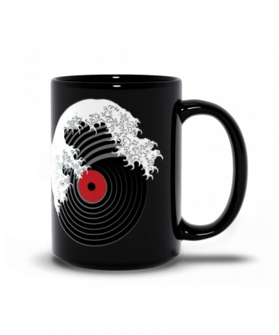 Music Life Mug | Vinyl Great Wave Mug $7.80 Drinkware