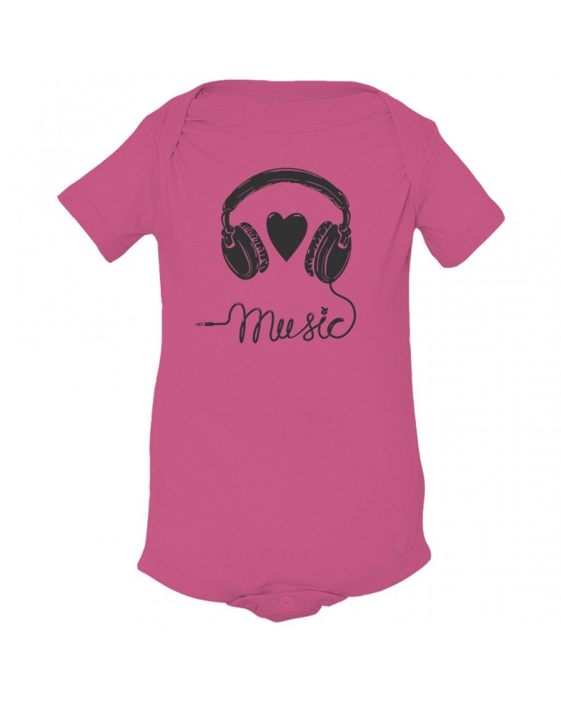 Music Life Baby Onesie | I Heart Music Onesie $6.43 Kids