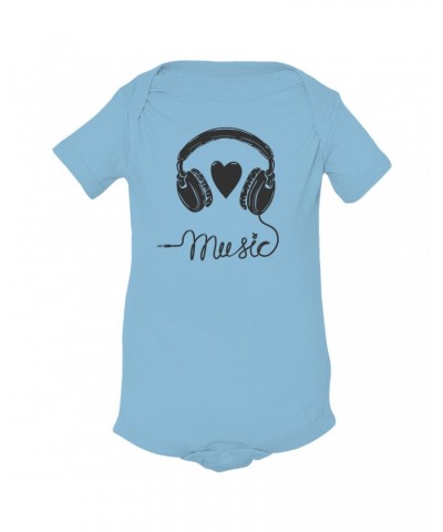 Music Life Baby Onesie | I Heart Music Onesie $6.43 Kids