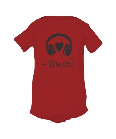 Music Life Baby Onesie | I Heart Music Onesie $6.43 Kids