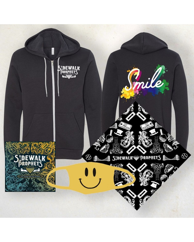 Sidewalk Prophets Smile Zip Up Hoodie Bundle $6.99 Sweatshirts