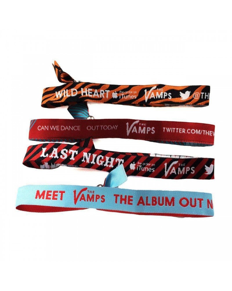 The Vamps Album & Single Poly Wristbands $17.39 Accessories