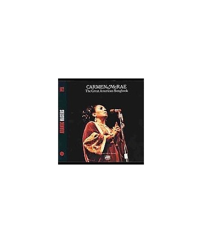 Carmen McRae GREAT AMERICAN SONGBOOK CD $13.68 CD