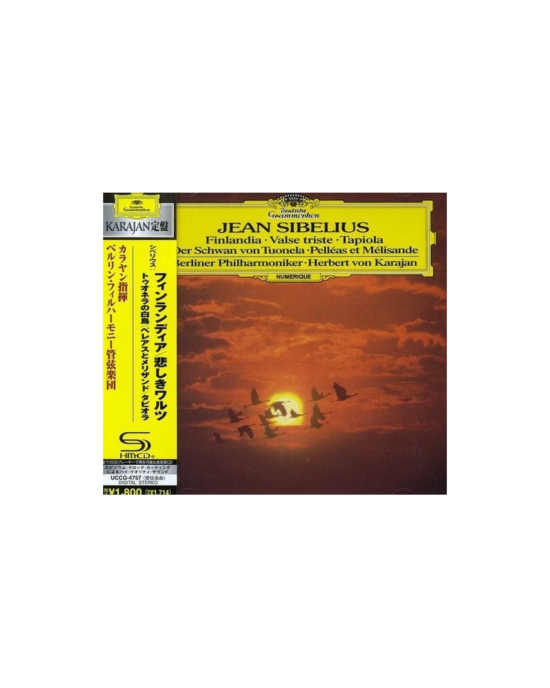 Herbert von Karajan SIBELIUS: FINLANDIA. TAPIOLA. PELLEAS CD $11.52 CD