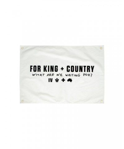 for KING & COUNTRY Online Exclusive - What Are We Waiting For? Flag $7.58 Decor