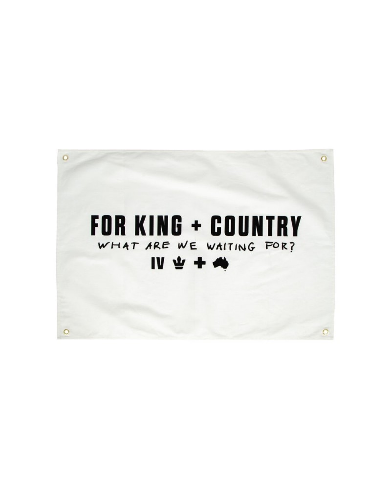 for KING & COUNTRY Online Exclusive - What Are We Waiting For? Flag $7.58 Decor