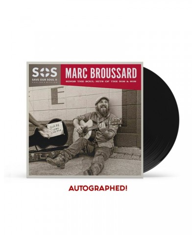 Marc Broussard S.O.S. II: Save Our Soul: Soul on a Mission Signed Vinyl - Featuring "Cry To Me" $5.20 Vinyl