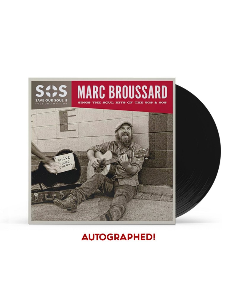 Marc Broussard S.O.S. II: Save Our Soul: Soul on a Mission Signed Vinyl - Featuring "Cry To Me" $5.20 Vinyl