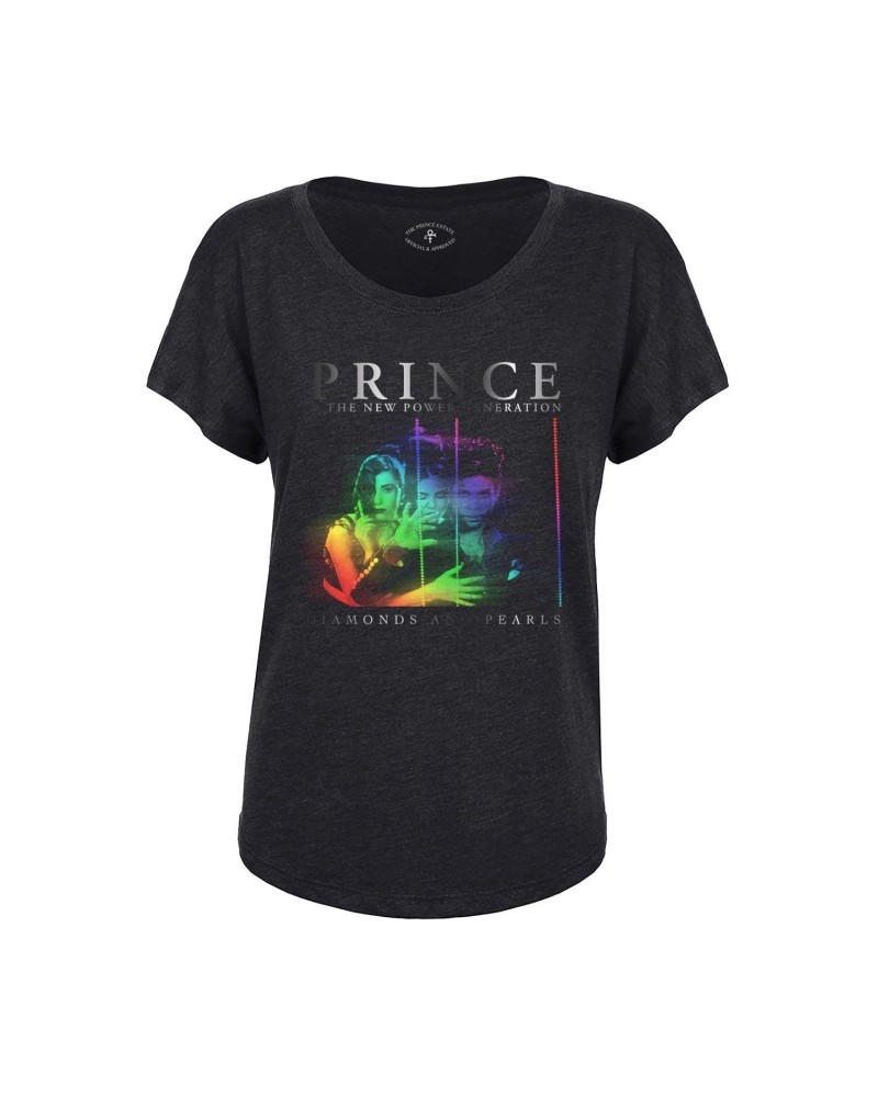 Prince Diamonds And Pearls Hologram Women's T-Shirt $7.69 Shirts