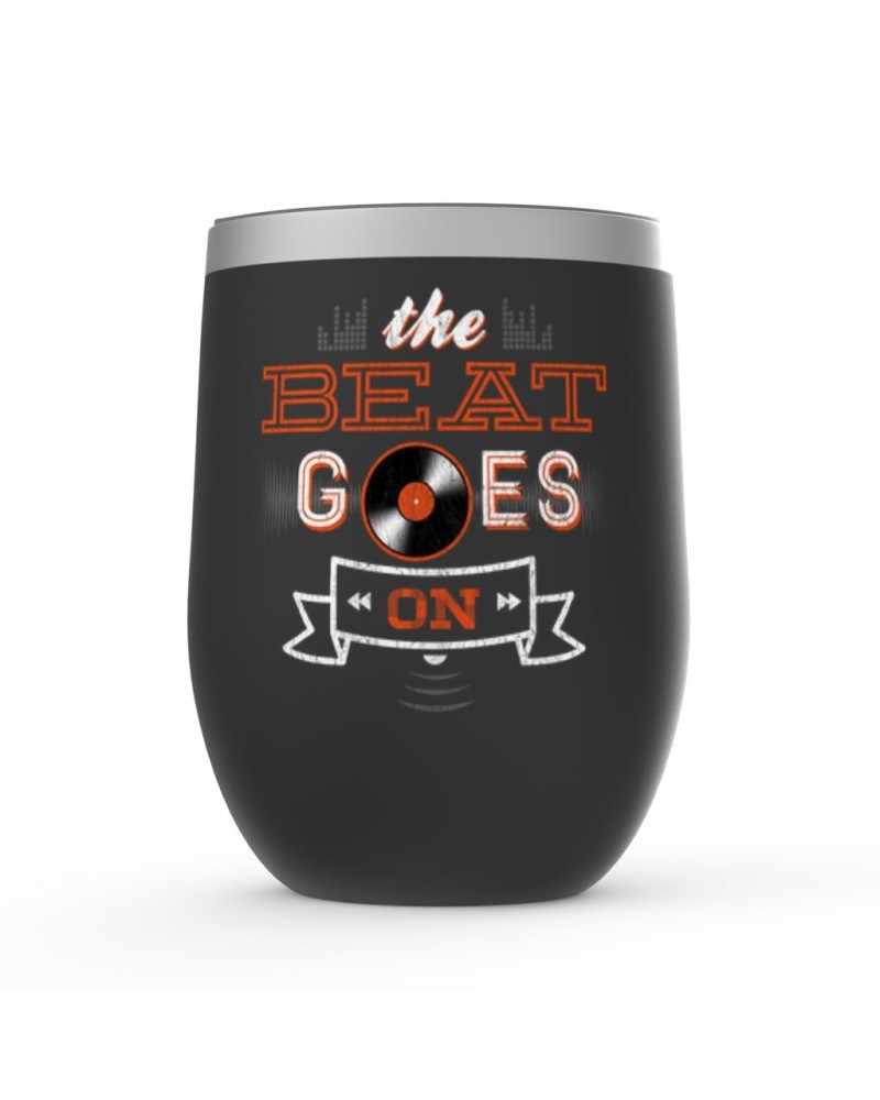 Music Life Wine Tumbler | The Beat Goes On Stemless Wine $14.56 Drinkware