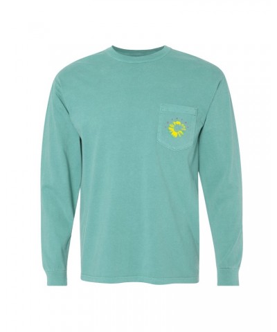 Shakira ¿Dónde Estás Corazón? Pocket Longsleeve Tee - Seafoam $14.66 Shirts