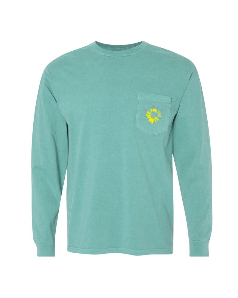 Shakira ¿Dónde Estás Corazón? Pocket Longsleeve Tee - Seafoam $14.66 Shirts