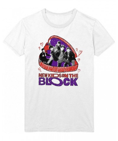 New Kids On The Block Vintage Photo Hearts Tee $11.34 Shirts