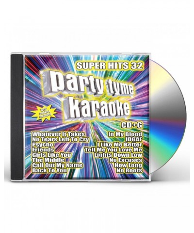 Party Tyme Karaoke SUPER HITS 32 (16-SONG CD+G) CD $6.01 CD