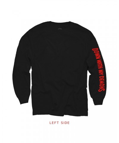 Xuitcasecity XCC "Down with My Demons" Men's Long Sleeve Shirt $7.60 Shirts