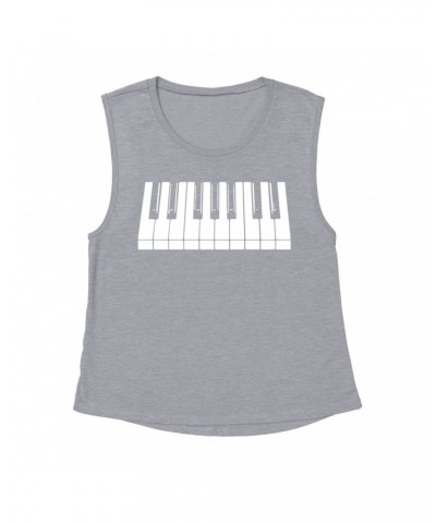 Music Life Muscle Tank | Piano Keys Tank Top $9.44 Shirts