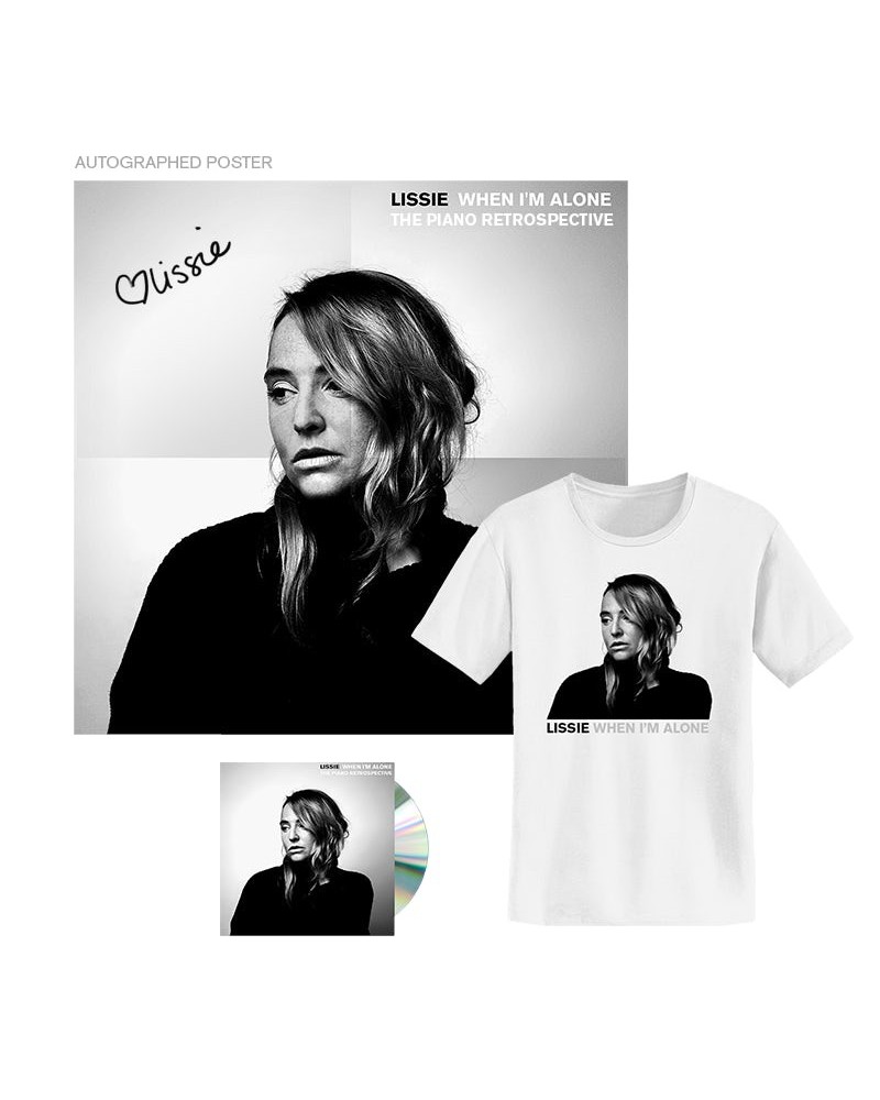 Lissie WHEN I'M ALONE: THE PIANO RETROSPECTIVE CD/TEE BUNDLE $5.63 CD