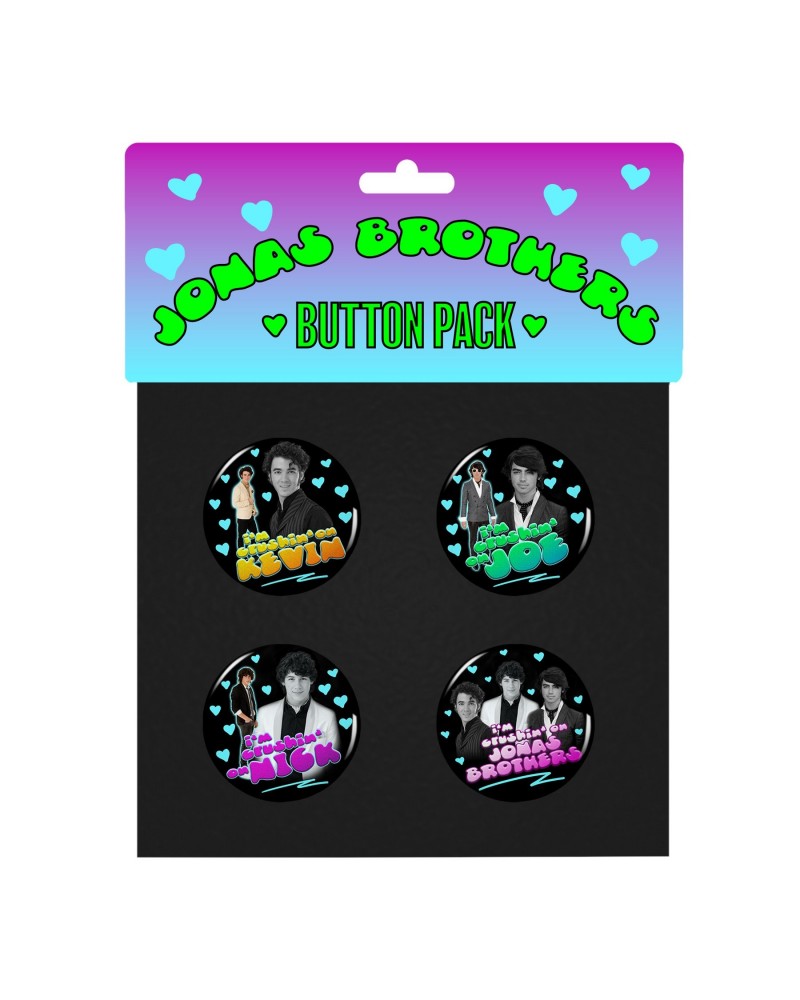 Jonas Brothers THROWBACK BUTTON PACK $12.47 Accessories