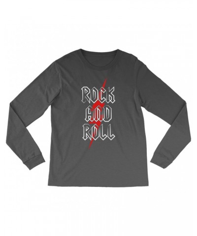 Music Life Long Sleeve Shirt | Rock n' Roll Bolt Shirt $2.67 Shirts