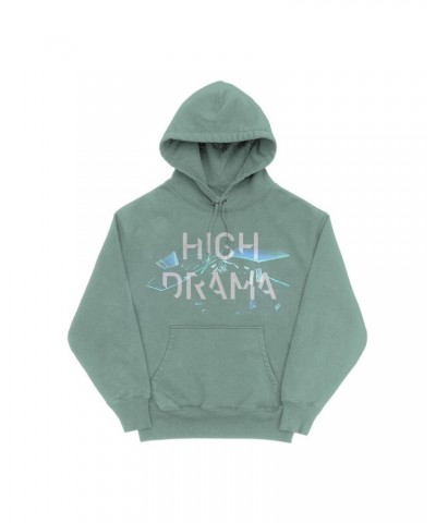 Adam Lambert High Drama Text Hoodie Green $5.42 Sweatshirts