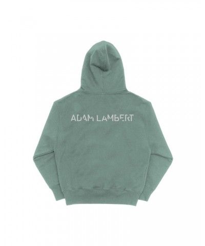 Adam Lambert High Drama Text Hoodie Green $5.42 Sweatshirts