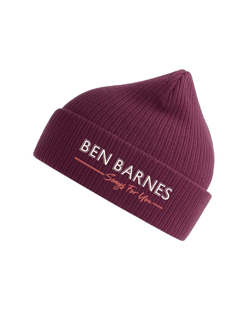 Ben Barnes Songs For You Maroon Beanie $11.27 Hats