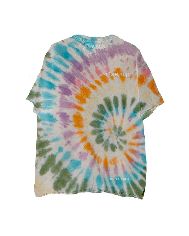 Lauren Daigle Rise Up Tie Dye Embroidered T-Shirt $6.15 Shirts