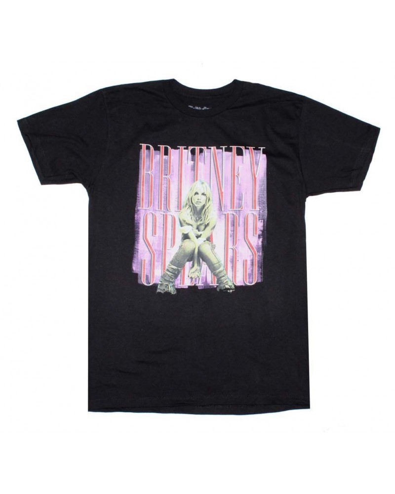 Britney Spears T Shirt | Britney Spears Yellow and Pink T-Shirt $4.30 Shirts