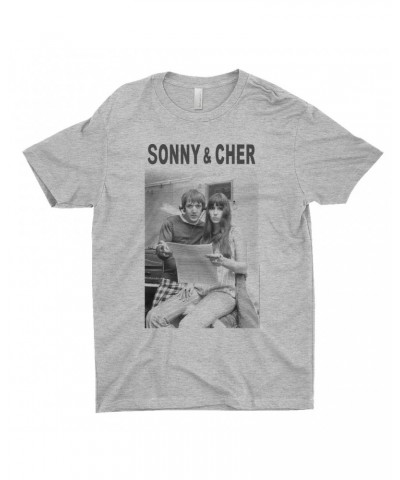 Sonny & Cher T-Shirt | 1966 Recording Studio Photo And Logo Shirt $6.29 Shirts