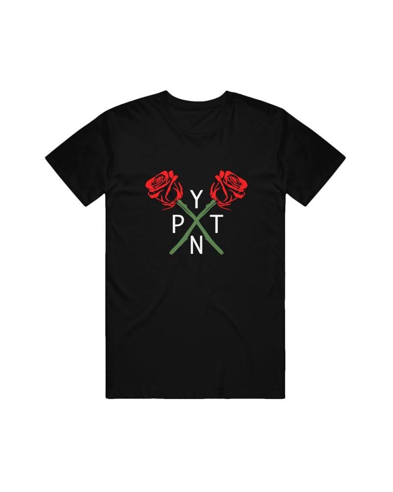 payton PYTN x Rose Tee - Black $5.69 Shirts