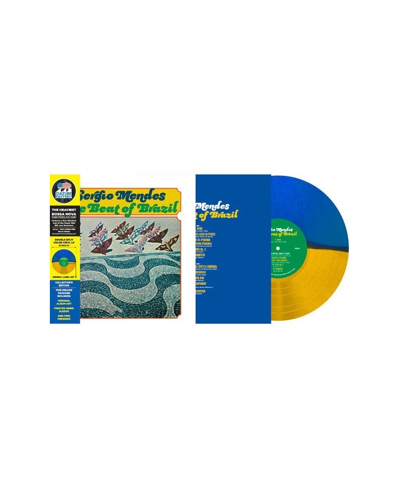 Sergio Mendes LP - The Beat Of Brazil (Yellow/Blue Bicolour Vinyl) $4.31 Vinyl