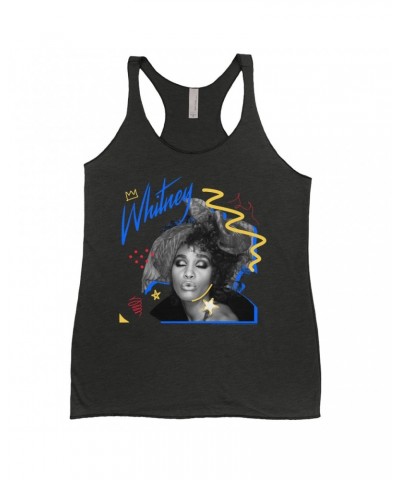 Whitney Houston Ladies' Tank Top | Funky Colorful 1987 Photo Image Design Shirt $9.42 Shirts