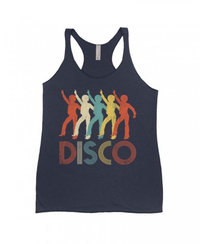 Music Life Ladies' Tank Top | Colorful Disco Design Distressed Shirt $6.99 Shirts