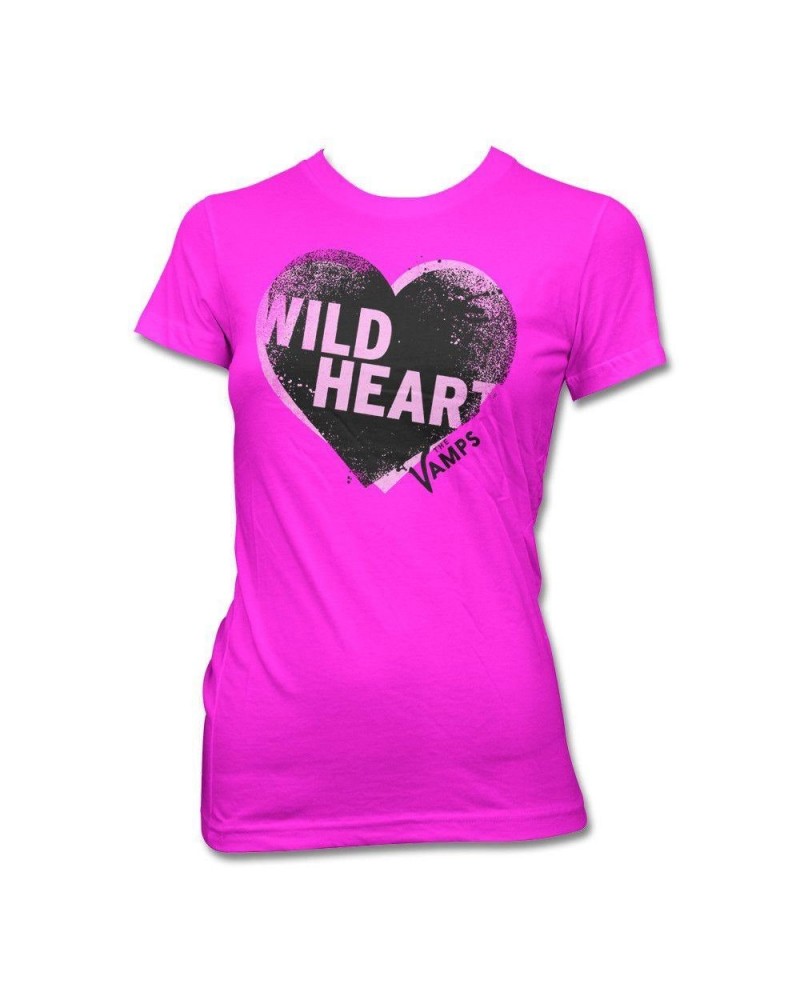 The Vamps Offset Heart T-shirt - Women's $12.99 Shirts