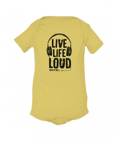 Music Life Baby Onesie | Live Life Loud Onesie $3.48 Kids