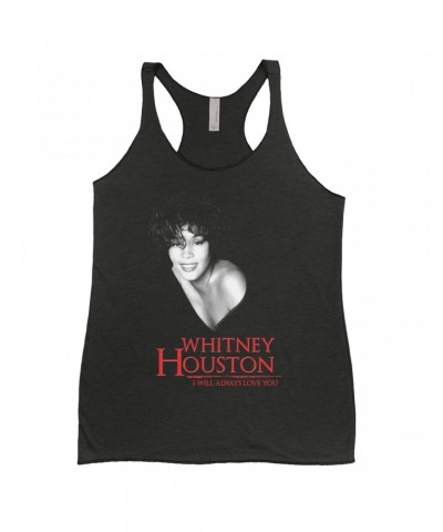 Whitney Houston Ladies' Tank Top | I Will Always Love You Logo And Photo Shirt $9.49 Shirts