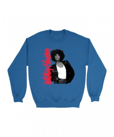 Whitney Houston Sweatshirt | Album Photo and Red Neon Logo Sweatshirt $5.45 Sweatshirts