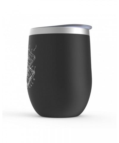 Music Life Wine Tumbler | Cassette Diagram Stemless Wine Tumbler $6.84 Drinkware