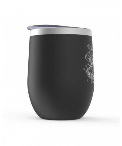 Music Life Wine Tumbler | Cassette Diagram Stemless Wine Tumbler $6.84 Drinkware