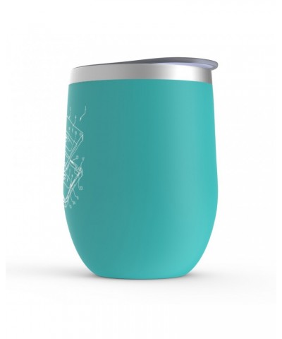 Music Life Wine Tumbler | Cassette Diagram Stemless Wine Tumbler $6.84 Drinkware