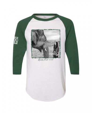 Cher Kaavan Freed Green/White Baseball Tee $8.38 Shirts