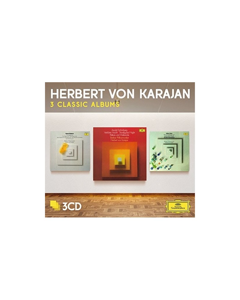 Herbert von Karajan THREE CLASSIC ALBUMS (SCHOENBERG/BERG/WEBERN) CD $13.88 CD