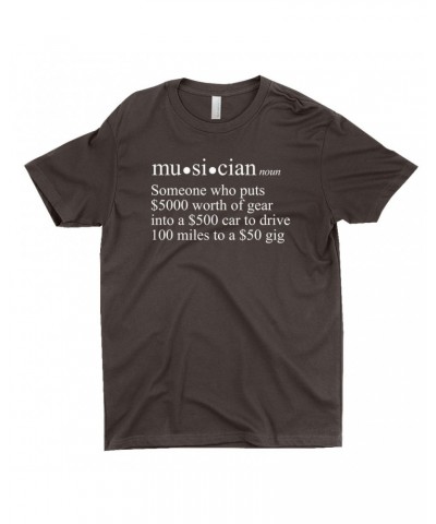 Music Life T-Shirt | Musician Definition Shirt $9.44 Shirts