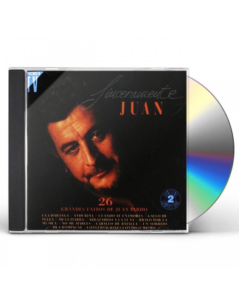 Juan Pardo SINCERAMENTE JUAN CD $17.28 CD