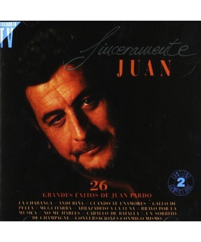 Juan Pardo SINCERAMENTE JUAN CD $17.28 CD