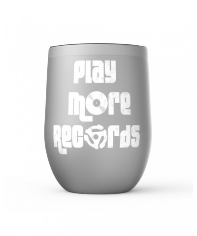 Music Life Wine Tumbler | Play More Records Stemless Wine $8.16 Drinkware